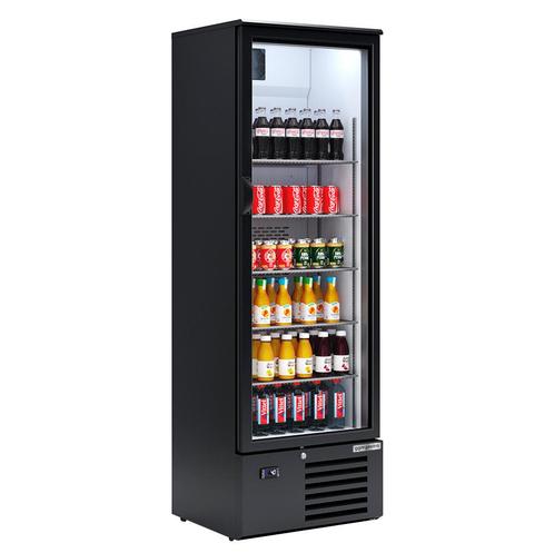 GGM Gastro | Drankenkoelkast - 280 liter - met 1 glazen deur, Witgoed en Apparatuur, Koelkasten en IJskasten, 140 tot 160 cm, Nieuw