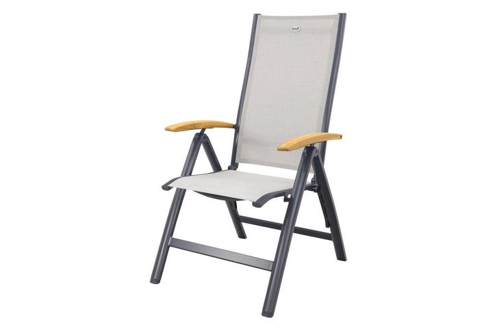 Hartman Monza verstelbare tuinstoel - TEAK arm, Tuin en Terras, Tuinstoelen, Nieuw, Overige materialen, Verzenden