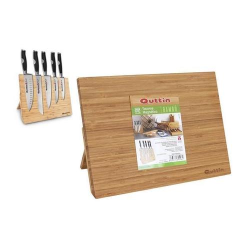 Quttin magnetisch messenbord 34 x 25 x 1.7 cm bamboe, Huis en Inrichting, Woonaccessoires | Overige, Ophalen of Verzenden
