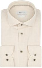 Profuomo Overhemd Linnen Blend Ecru maat 41 Heren, Kleding | Heren, Verzenden, Nieuw, Profuomo