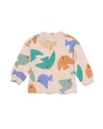 HEMA Baby T-shirt vogels ecru van €8.99 voor €6.29 sale, Verzenden, Nieuw