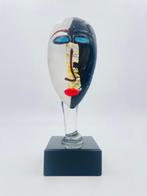 Guidotti - sculptuur, Viso Modigliani Style - 12 cm - Vetro, Antiek en Kunst, Antiek | Glas en Kristal