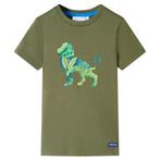 vidaXL Kindershirt 92 kakikleurig, Verzenden, Nieuw