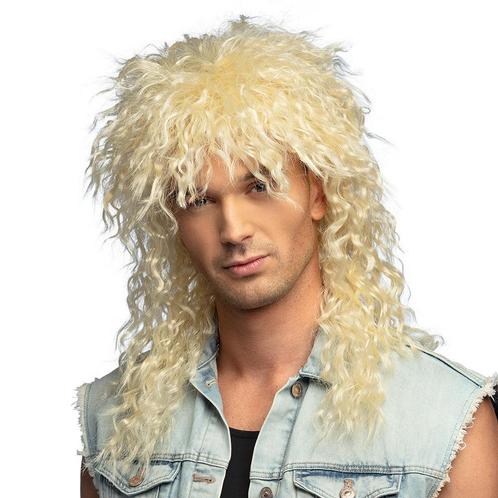 Blonde Pruik Rockster, Hobby en Vrije tijd, Feestartikelen, Nieuw, Verzenden