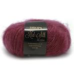 DROPS Kid-Silk Uni Colour - 17 donkerroze - Mohair Garen, Ophalen of Verzenden, Nieuw