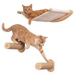 2dekans | LBB Katten klimmuur met Hangmat - Beige -, Dieren en Toebehoren, Ophalen of Verzenden, Zo goed als nieuw
