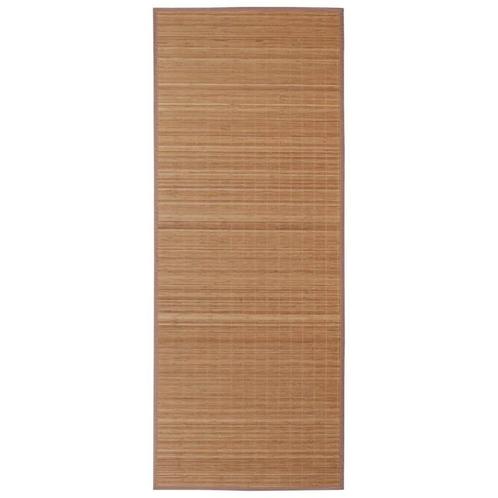 Bruin Bamboe Vloerkleed 150x200 | Tweedekansje | OP=OP, Huis en Inrichting, Stoffering | Tapijten en Kleden, 150 tot 200 cm, 150 tot 200 cm