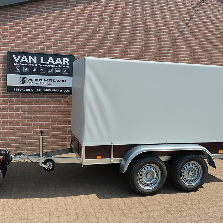 Nieuw Zeer degelijke aanhangwagen + Huif  B Rijbewijs, Auto diversen, Aanhangers en Bagagewagens, Nieuw, Ophalen of Verzenden