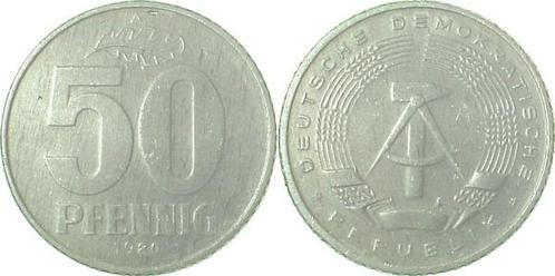 50 Pfennig Ddr 1980a, Postzegels en Munten, Munten | Europa | Niet-Euromunten, Verzenden