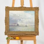 Anthonie Pieter Schotel (1890-1958) - Stoomboten op zee