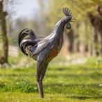 Metalen Tuinbeeld Haan - Mooievogels.nl, Ophalen of Verzenden, Nieuw, Metaal, Dierenbeeld
