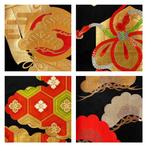 Borduurwerk - 410 cm - 30 cm - Set van 4 Fukuro Obi