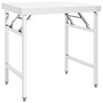Keukenwerktafel RVS Inklapbaar - OP=OP - Professionele Kw..., 75 cm of meer, Nieuw, Minder dan 100 cm, Grijs