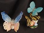 Karl Ens, Volkstedt - sculptuur, Butterflies - 11 cm -, Antiek en Kunst, Antiek | Glas en Kristal