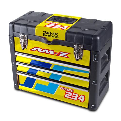 Stickerset voor Gereerdschapskist 24MX X3 Geel (Gereedschap), Motoren, Accessoires | Overige, Nieuw, Verzenden