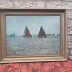 Romain Steppe (1859-1927) - Bootjes op de plassen