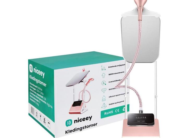 Niceey Kledingstomer met Strijkplank, Witgoed en Apparatuur, Stoomapparaten, Nieuw, Verzenden