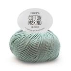 DROPS Cotton Merino Uni Colour - 29 zeegroen - Wol/Katoen, Hobby en Vrije tijd, Breien en Haken, Ophalen of Verzenden, Nieuw