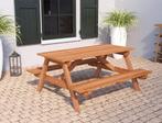 Hardhouten picknicktafel 160x150x75cm, Verzenden, Nieuw