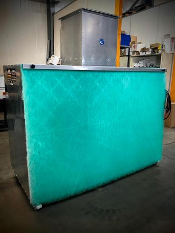 Mobiele Spuitwand / Afzuigwand 3000 x 1800 mm beschikbaar voor biedingen