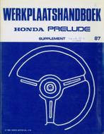 1987 Honda Prelude werkplaatshandboek supplement instructie, Auto diversen, Handleidingen en Instructieboekjes, Verzenden