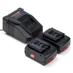 Startset: 2x Bosch GBA 18V / 1600Z00038, 123accu huismerk, Doe-het-zelf en Verbouw, Gereedschap | Machine-onderdelen en Toebehoren