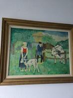 Harm Kamerlingh Onnes (1893-1985) - Boerderij tafereel, Antiek en Kunst, Kunst | Schilderijen | Klassiek