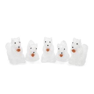 Kerstfiguur eekhoorn | Konstsmide | 12 cm | 5 stuks, Diversen, Kerst, Nieuw, Verzenden