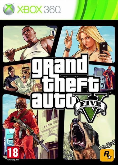 GTA 5 voor Xbox 360 (GTA V) - Grand Theft Auto Xbox 360 /*/, Spelcomputers en Games, Games | Xbox 360, 1 speler, Vanaf 12 jaar