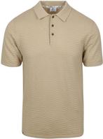R2 Polo Knitted Beige maat XL Heren, Kleding | Heren, Verzenden, Wit, R2 Amsterdam, Maat 56/58 (XL)