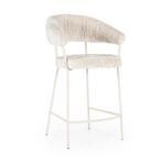 *WOONWINKEL* Eleonora Lizzy Barkruk Klassiek Design Beige, Verzenden, Nieuw