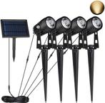LED Solar tuinspots  - complete set 4 stuks, Ophalen of Verzenden, Nieuw