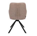 2dekans | Dutchbone Oliver Draaibare Eetkamerstoelen, Huis en Inrichting, Ophalen of Verzenden, Zo goed als nieuw