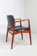 Deens design stoel Erik Buch, Huis en Inrichting, Stoelen, Gebruikt, Mid century modern, Zwart, Hout