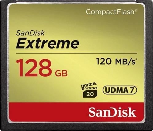 Sandisk CompactFlash Extreme 128GB (120/85), Computers en Software, USB Sticks, Verzenden