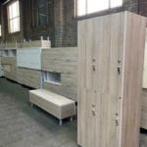 Luxe houten kleedkamer lockers | kluisjes | kluizen | locker