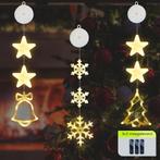 Kerstverlichting Raam Kerstbel, Kerstboom, Sneeuwvlokken -, Verzenden, Nieuw