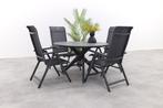 Hartman Milaan/Dublin 120 cm. ronde tuinset, Tuin en Terras, Verzenden, Nieuw, Overige materialen, Tuinset