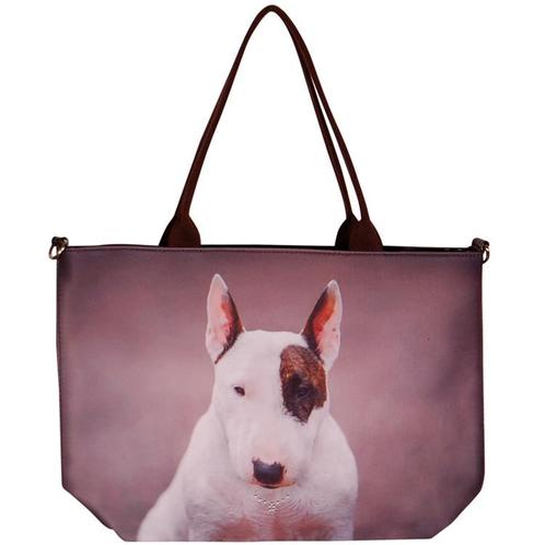 Handtas groot Pitbull NIEUW, Sieraden, Tassen en Uiterlijk, Tassen | Schoudertassen, Bruin, Nieuw, Ophalen of Verzenden