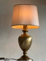Lamp - Brons / messing / linnen/ textiel enz - Schemerlamp H