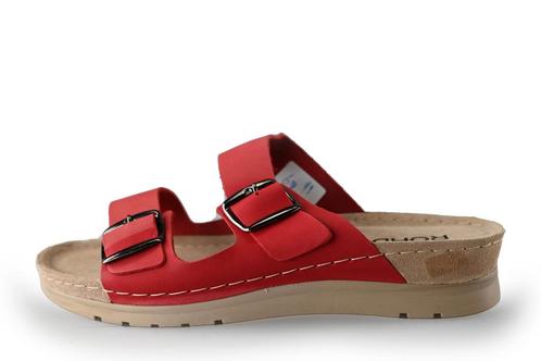 Rohde Slippers in maat 41 Rood | 10% extra korting, Kleding | Dames, Schoenen, Rood, Zo goed als nieuw, Slippers, Verzenden