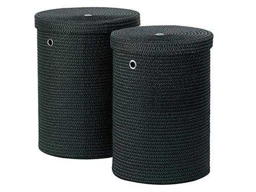 Kela - Rimossa Wasmand Set van 2 Stuks - Zwart - Kela, Huis en Inrichting, Woonaccessoires | Overige, Nieuw, Verzenden