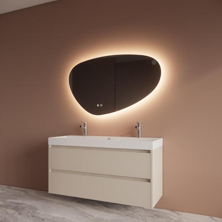 Badmeubelset BWS Riga Met Lako Wastafel Wit 120 cm Kasjmier, Doe-het-zelf en Verbouw, Sanitair, Bad, Nieuw, Ophalen of Verzenden