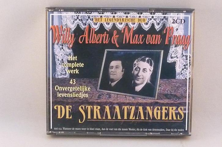 De Straatzangers - Willy Alberti & Max van Praag (2 CD), Cd's en Dvd's, Cd's | Nederlandstalig, Zo goed als nieuw, Verzenden