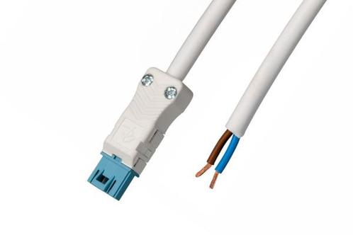 DALI B2Ca 2-Pin Aansluitkabel 1.5Mm2 50Cm Wit Blauw - 22596, Doe-het-zelf en Verbouw, Elektra en Kabels, Overige typen, Nieuw