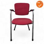 Ahrend vergaderstoel - Rood Gestoffeerd (Vergaderstoelen), Vergader- of Presentatieruimte, Ophalen of Verzenden, Gebruikt, Stoel