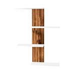 [en.casa] Wandrek Hammerfest 78x17x100 cm eiken antiek en wi, Huis en Inrichting, Woonaccessoires | Wandplanken en Boekenplanken