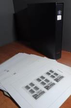 Accessoires - Een lege luxe DAVO album met cassette en losse, Gestempeld