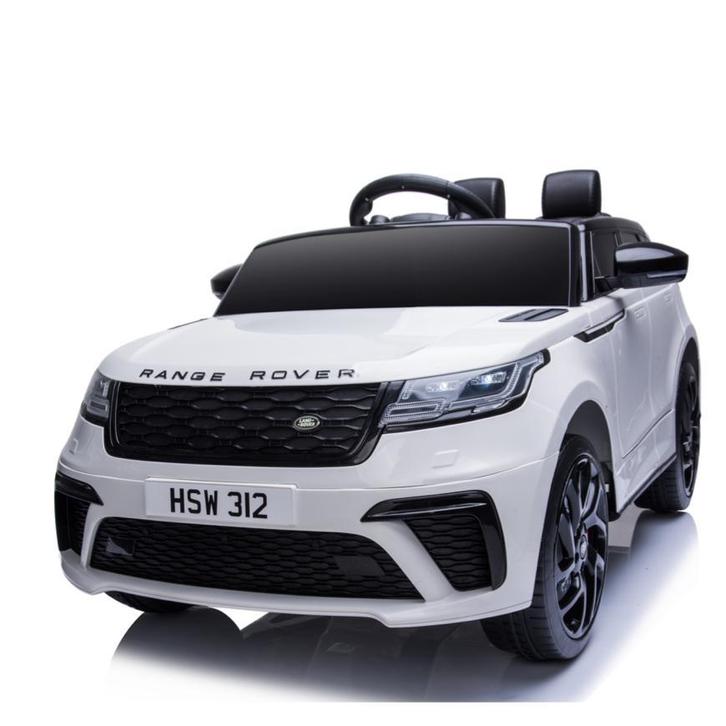 Range Rover Velar kinderauto 12V Wit, Kinderen en Baby's, Speelgoed | Buiten | Accuvoertuigen, Nieuw, Verzenden