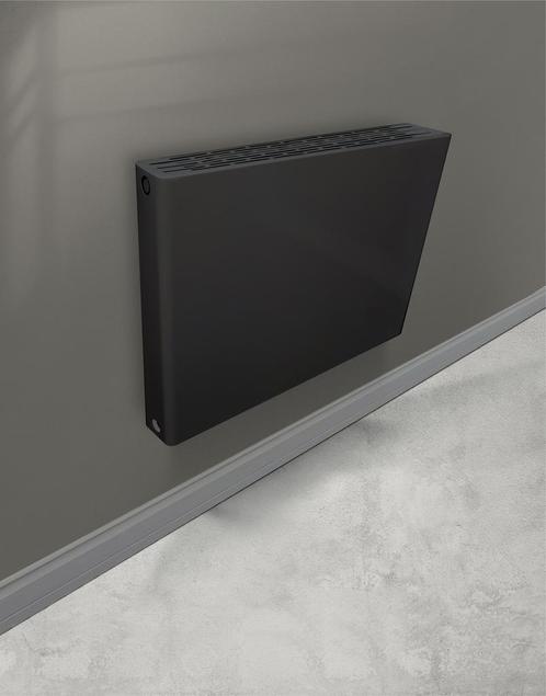 Vlakke Radiatorombouw - Mat Zwart + Radiator ECO 4 T22 600x1, Doe-het-zelf en Verbouw, Verwarming en Radiatoren, Radiator, Nieuw